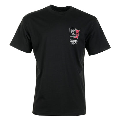 Carhartt WIP Short Sleeve Playing Cards T Shirt Black