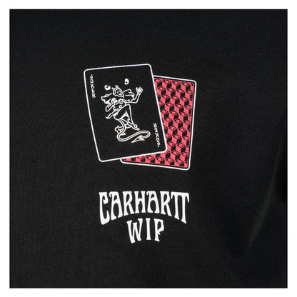 Short Sleeve Playing Cards T Shirt Black