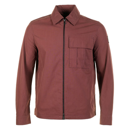Cargo Overshirt Oxblood