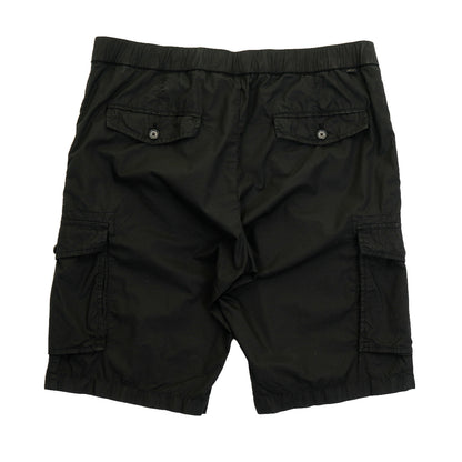 Cotton Cargo Shorts Black