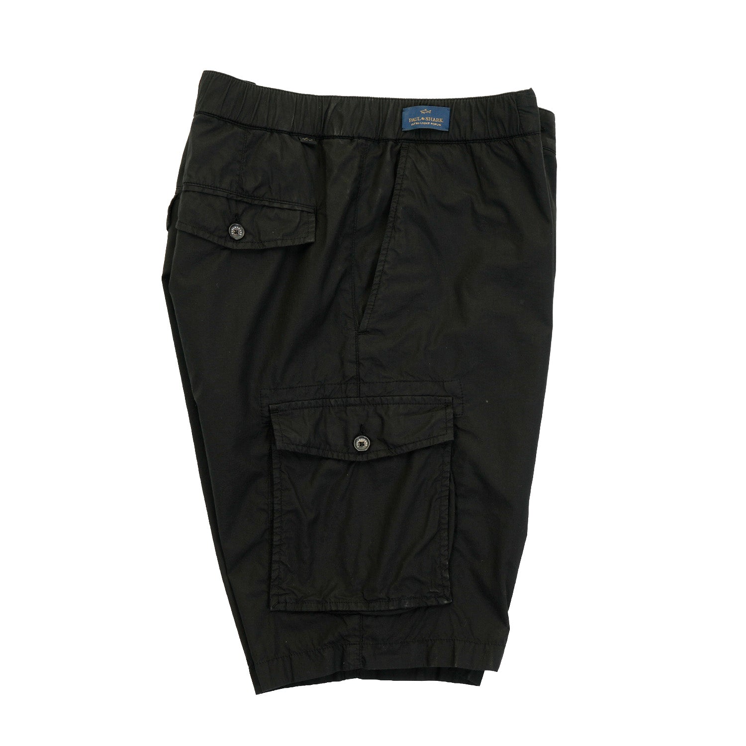 Cotton Cargo Shorts Black