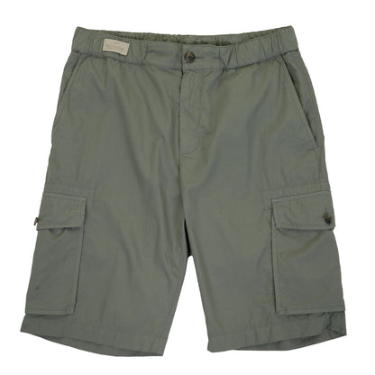 Cotton Cargo Shorts Green