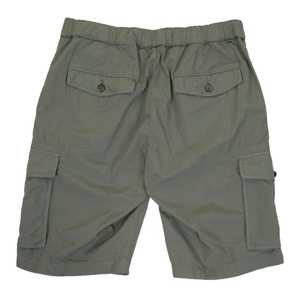 Cotton Cargo Shorts Green