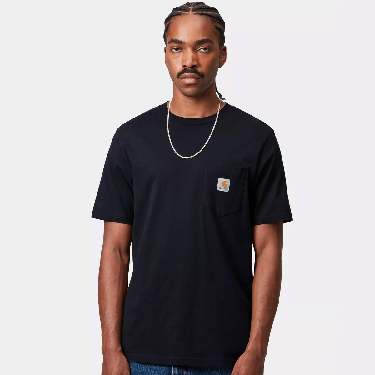 Short Sleeve Pocket T Shirt Dark Navy