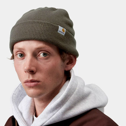 Model wearing Carhartt WIP Stratus Hat Low Cypress