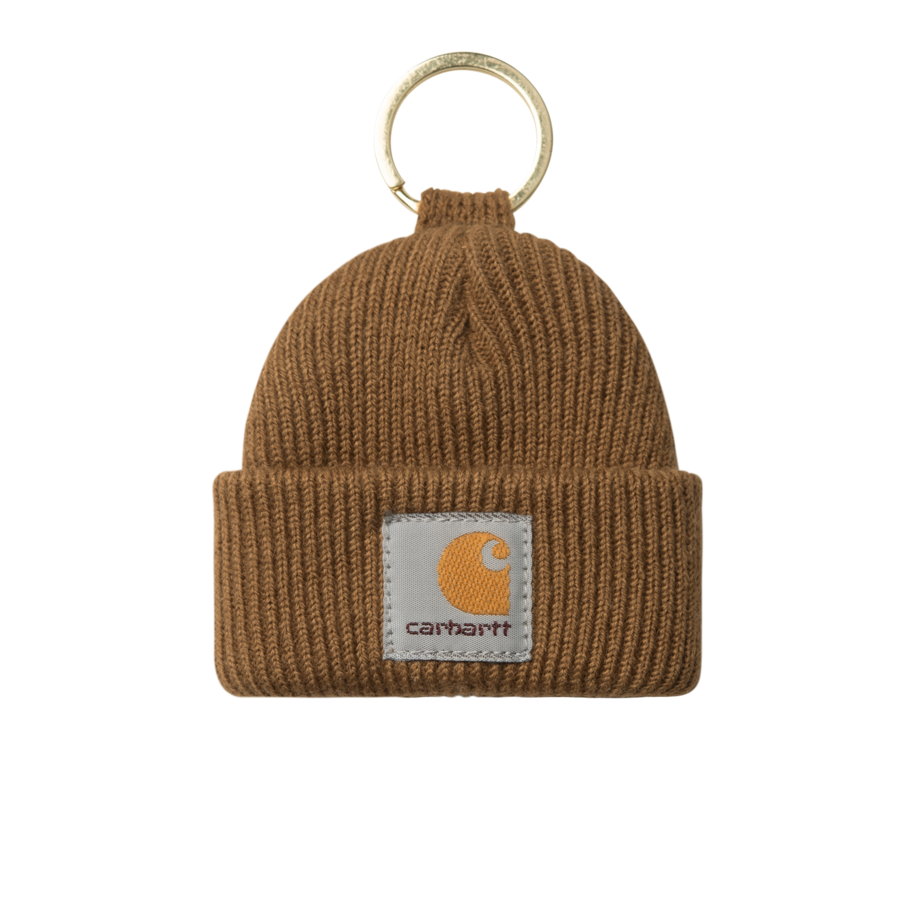 Carhartt Mini Watch Hat Keychain Hamilton Brown