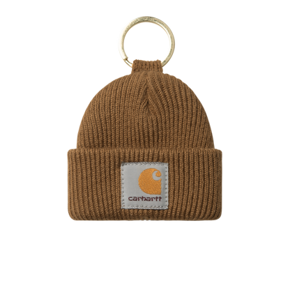 Carhartt Mini Watch Hat Keychain Hamilton Brown
