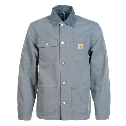 Varhartt WIP Michigan Coat Stone Canvas Cozy Blue