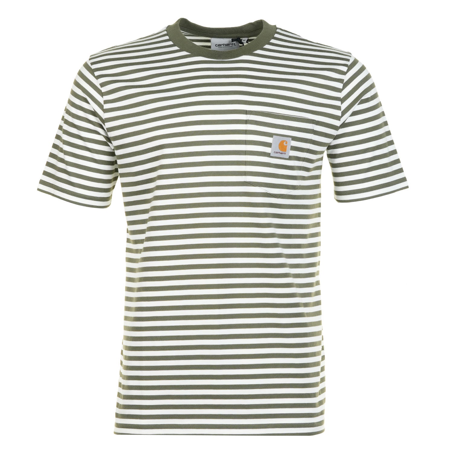 Carhartt WIP Short Sleeve Ezra Pocket T Shirt Leaf Wax