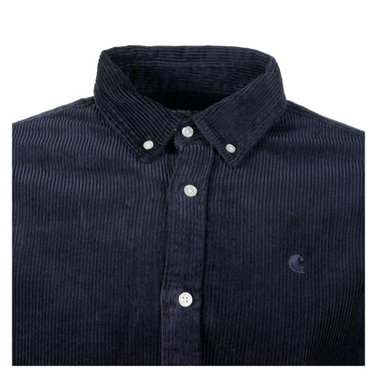 Long Sleeve Madison Cord Shirt Dark Navy