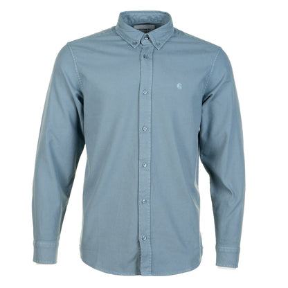 Carhartt WIP Long Sleeve Bolton Shirt Velvet Blue