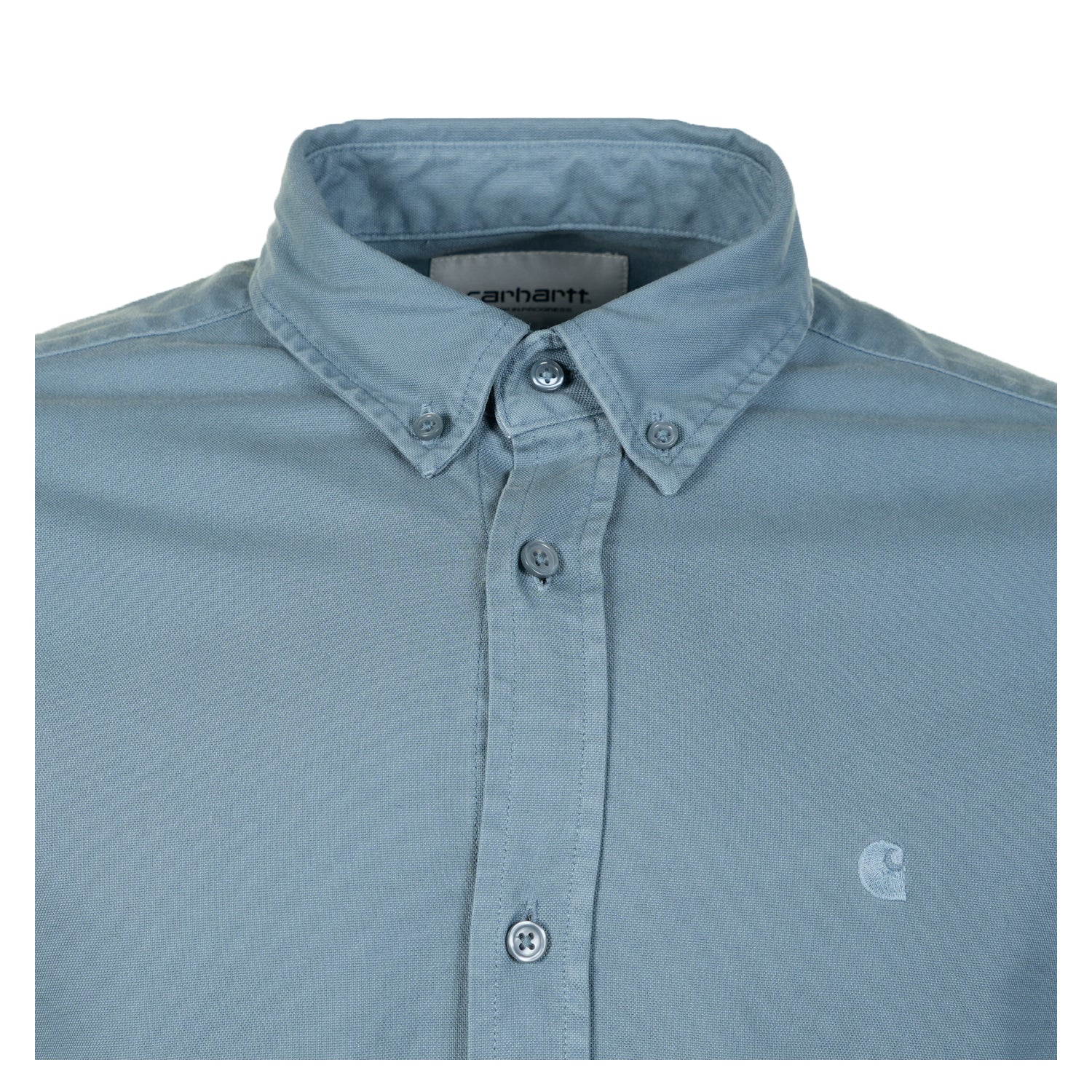 Long Sleeve Bolton Shirt Velvet Blue