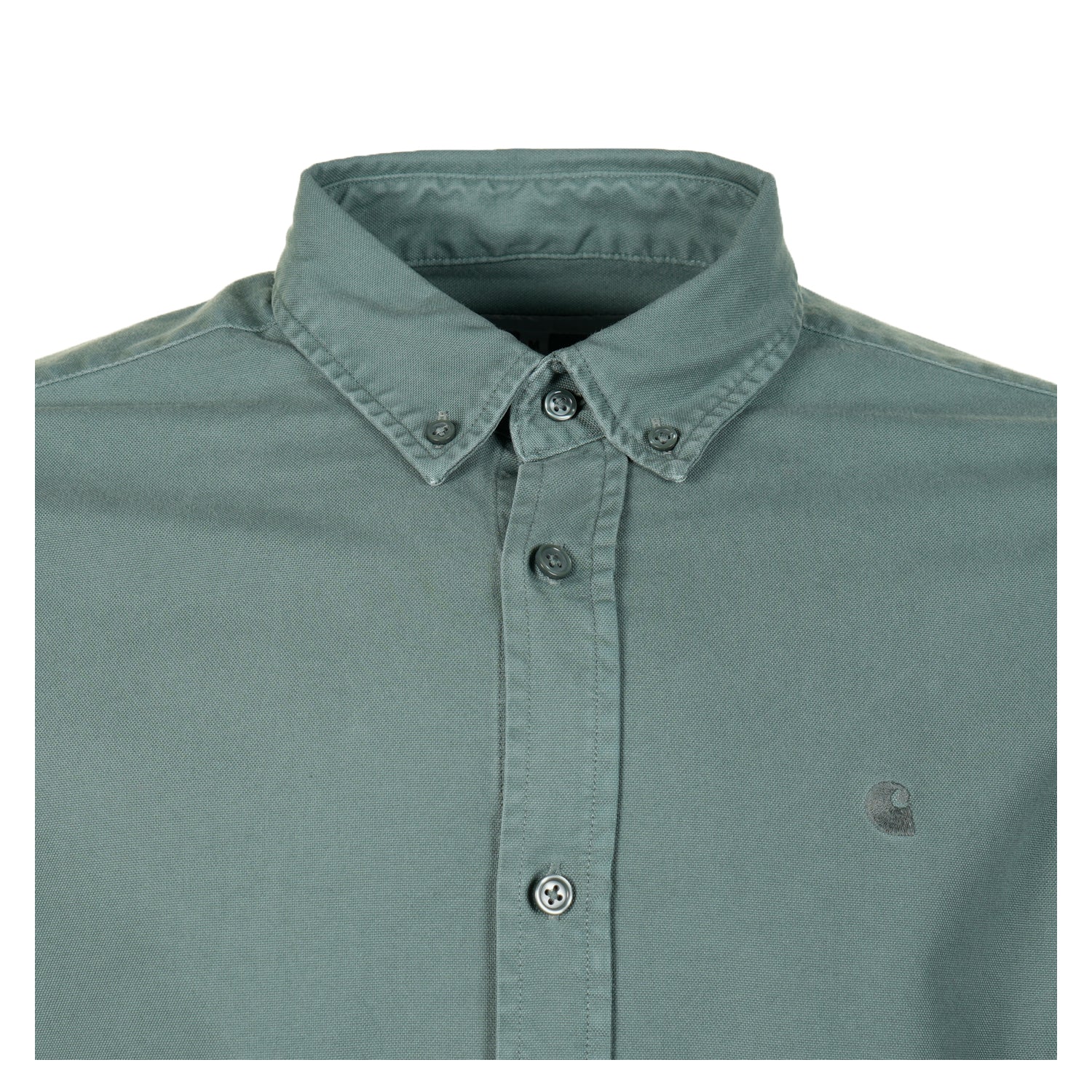 Long Sleeve Bolton Shirt Velvet Green