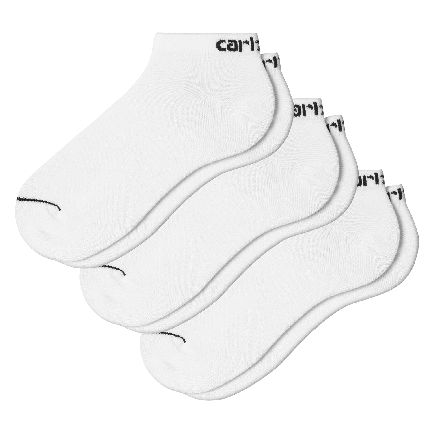 Script Sneaker Socks White