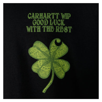 Short Sleeve Clover T Shirt Black