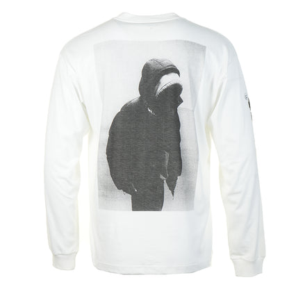 Long Sleeve Archive Script T Shirt White