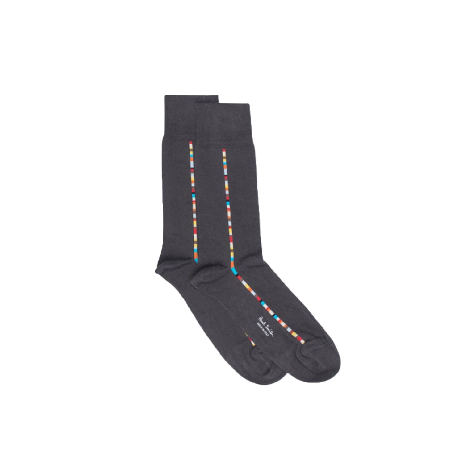 Signature Stripe Central Stripe Socks Slate
