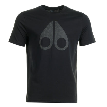 Short Sleeve Chamblee Leaf T Shirt Black