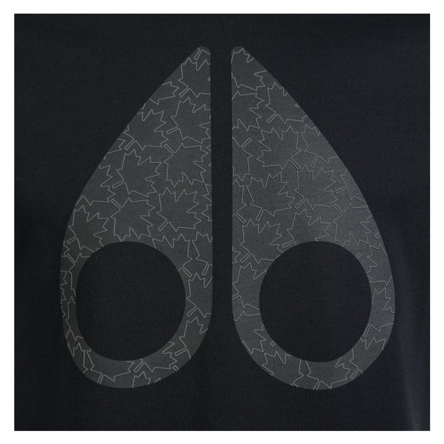 Short Sleeve Chamblee Leaf T Shirt Black