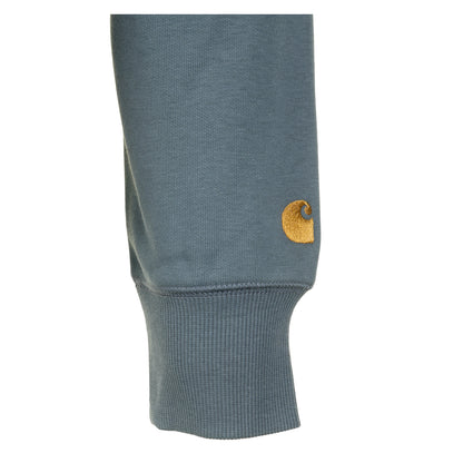 Hooded Chase Jacket Cozy Blue Gold