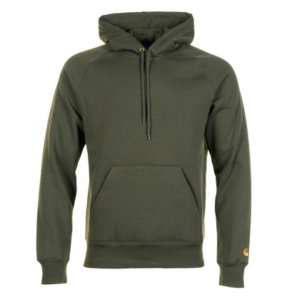 Hooded Chase Sweatshirt Olive Gold