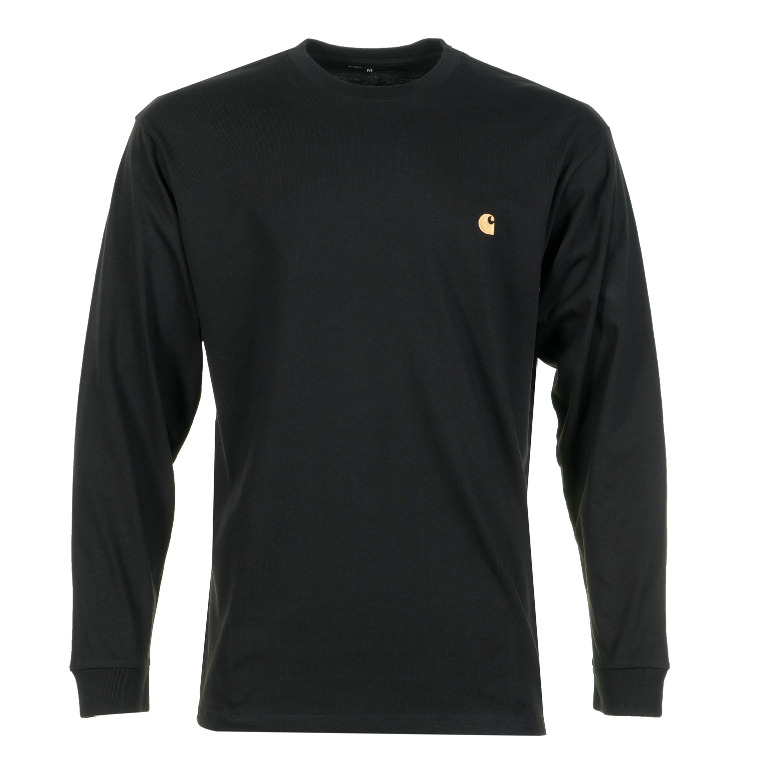 Long Sleeve Chase T Shirt Black Gold