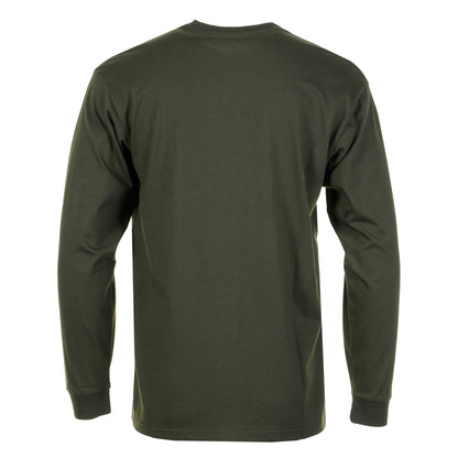 Long Sleeve Chase T Shirt Olive Gold