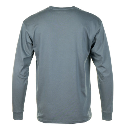 Long Sleeve Chase T Shirt Cozy Blue Gold
