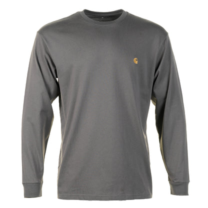 Long Sleeve Chase T Shirt Porphyry Gold