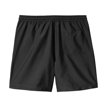 Back of Carhartt Chase Swim Shorts Black
