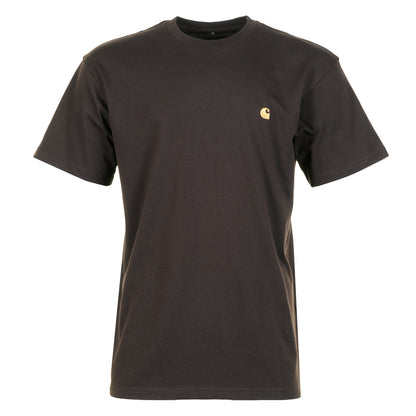 Short Sleeve Chase T Shirt Tobacco Gold