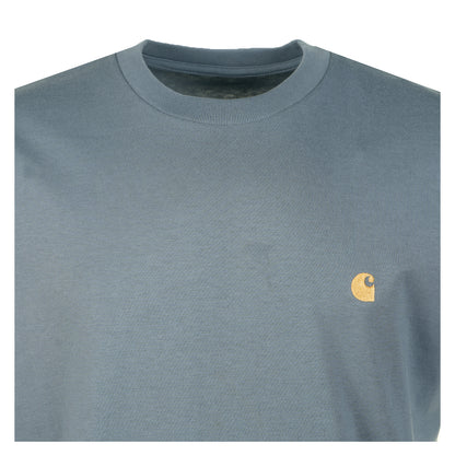 Short Sleeve Chase T Shirt Cozy Blue