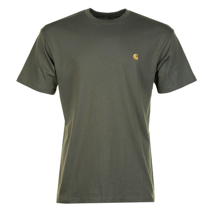 Carhartt WIP Short Sleeve Chase T Shirt Leaf Green