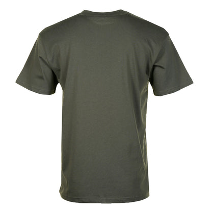 Back of Carhartt WIP Short Sleeve Chase T Shirt Leaf Green