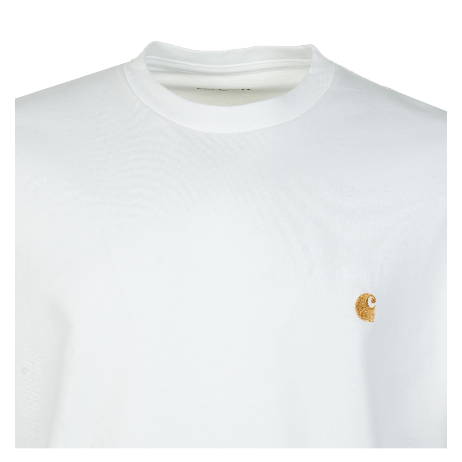 Short Sleeve Chase T Shirt White Gold