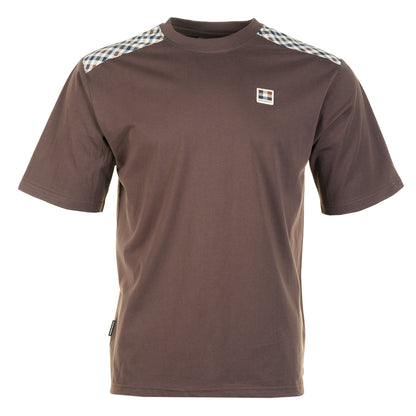 Shoulder T Shirt Chocolate