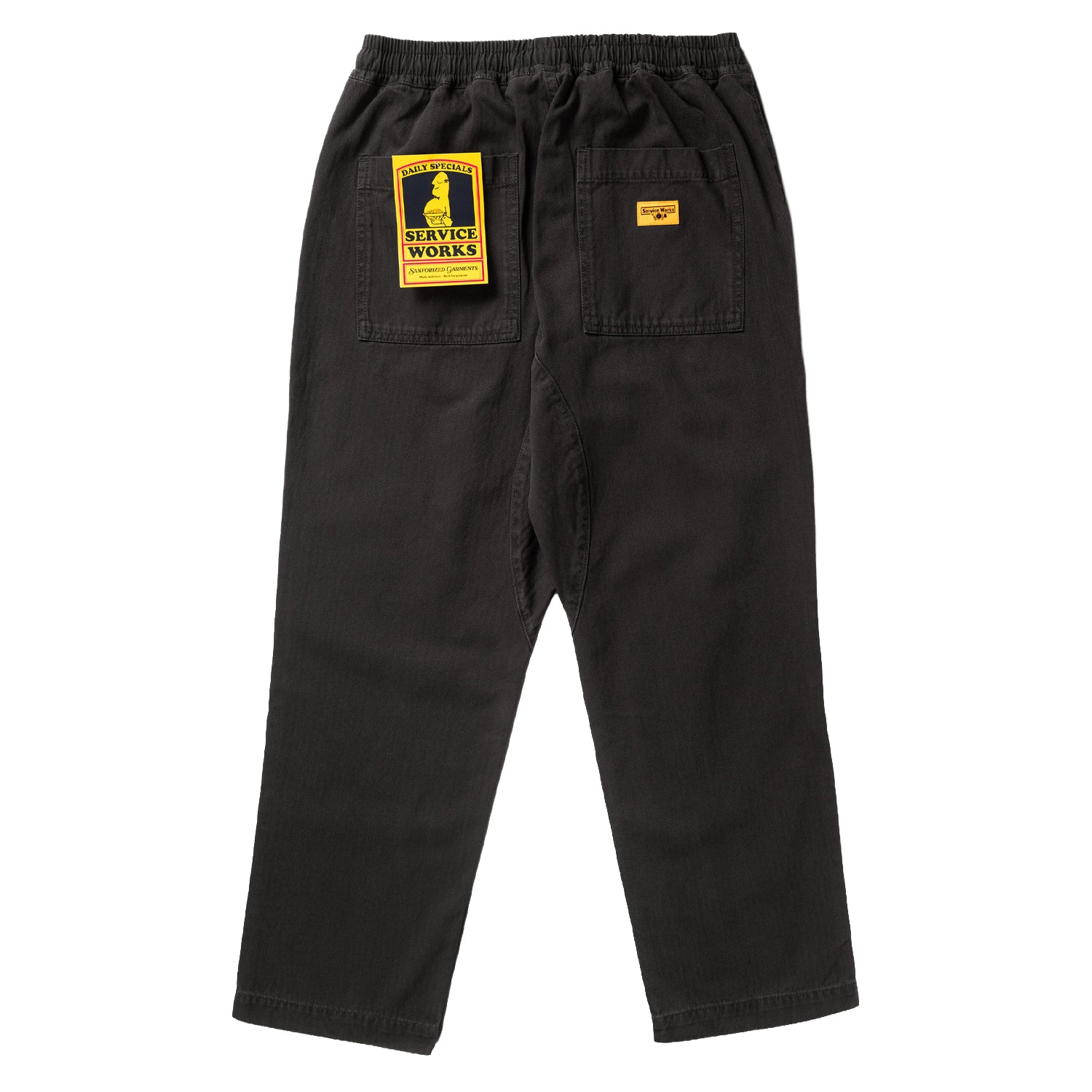 Pigment HBT Chef Pants Black