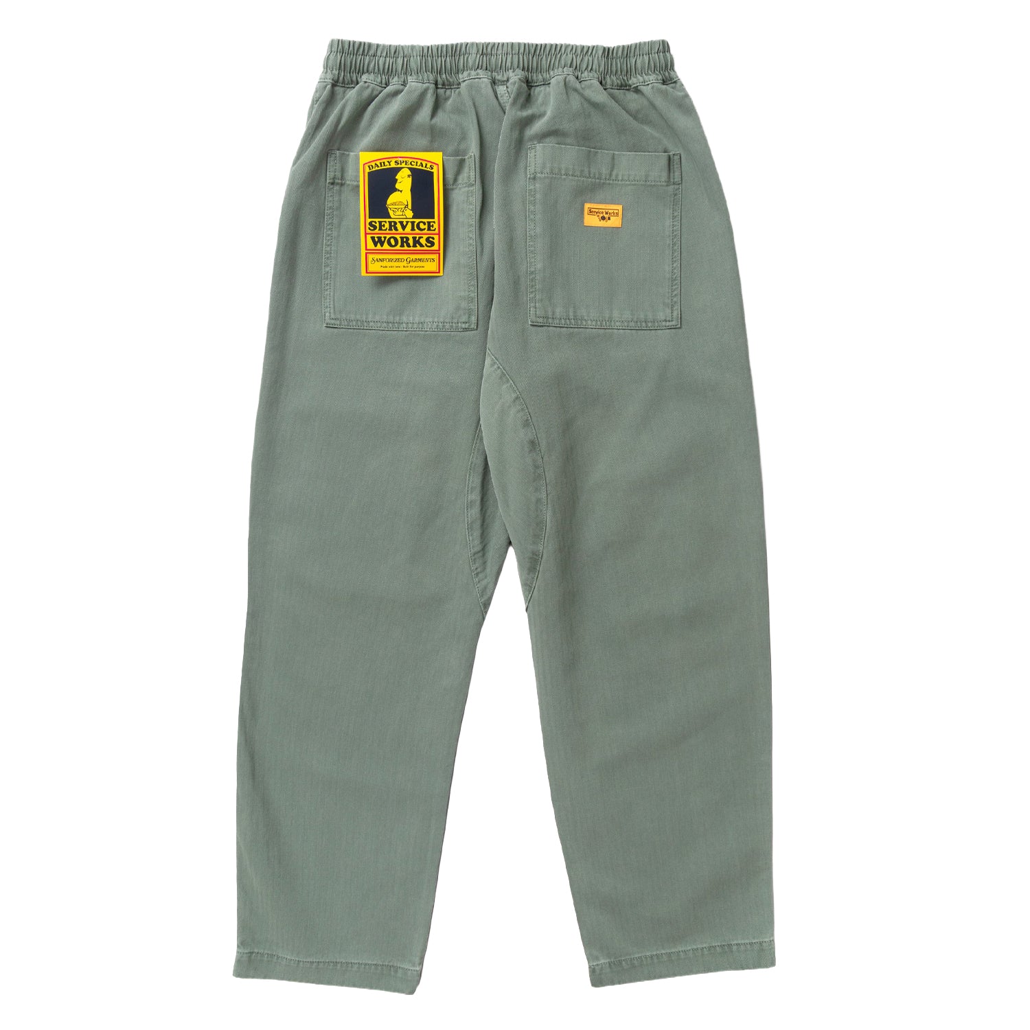 Pigment HBT Chef Pants Olive