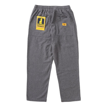 Flannel Chef Pants Charcoal