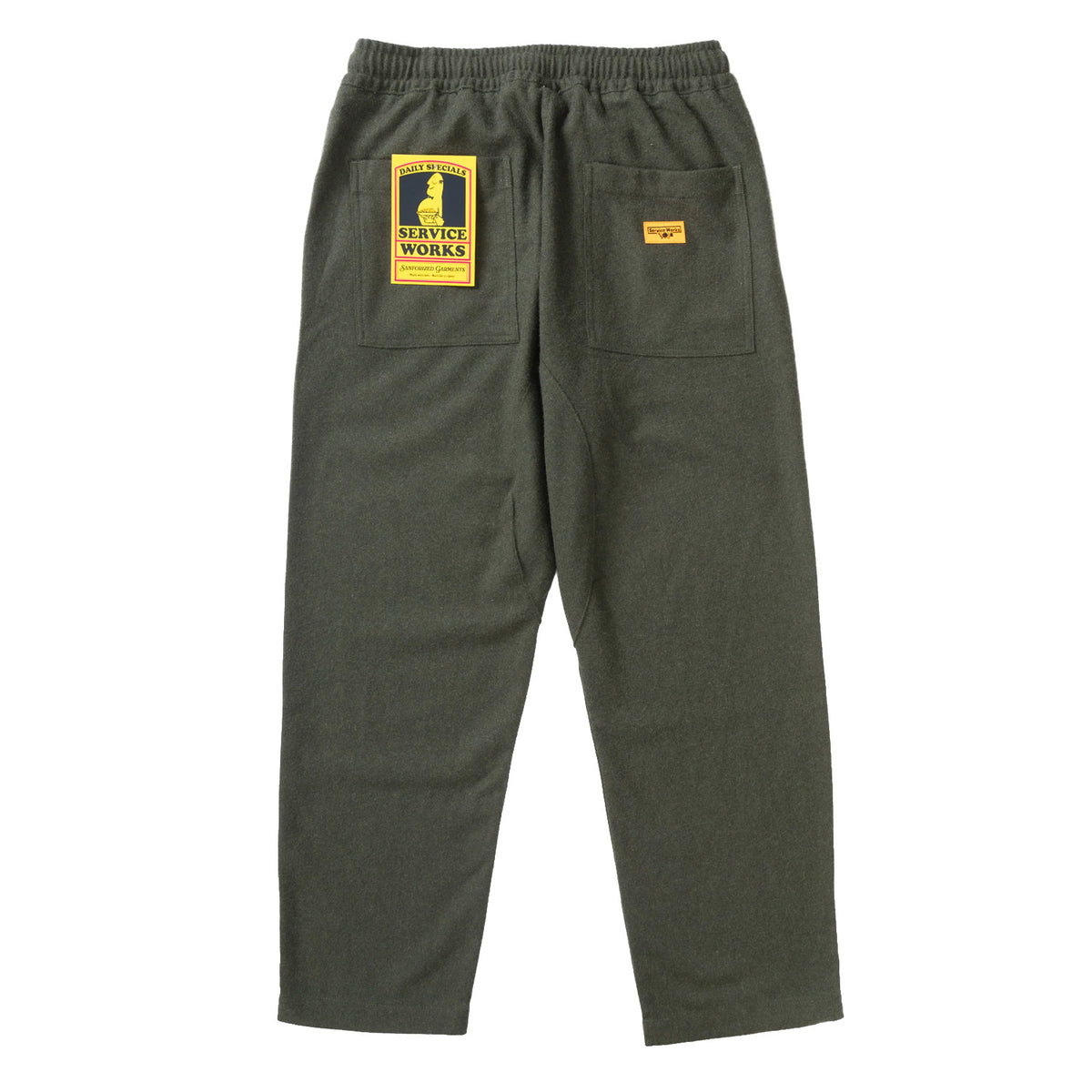 Flannel Chef Pants Forest