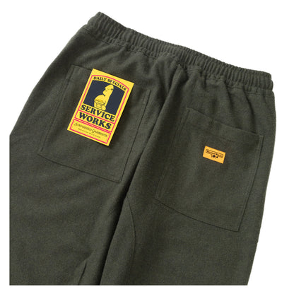 Flannel Chef Pants Forest