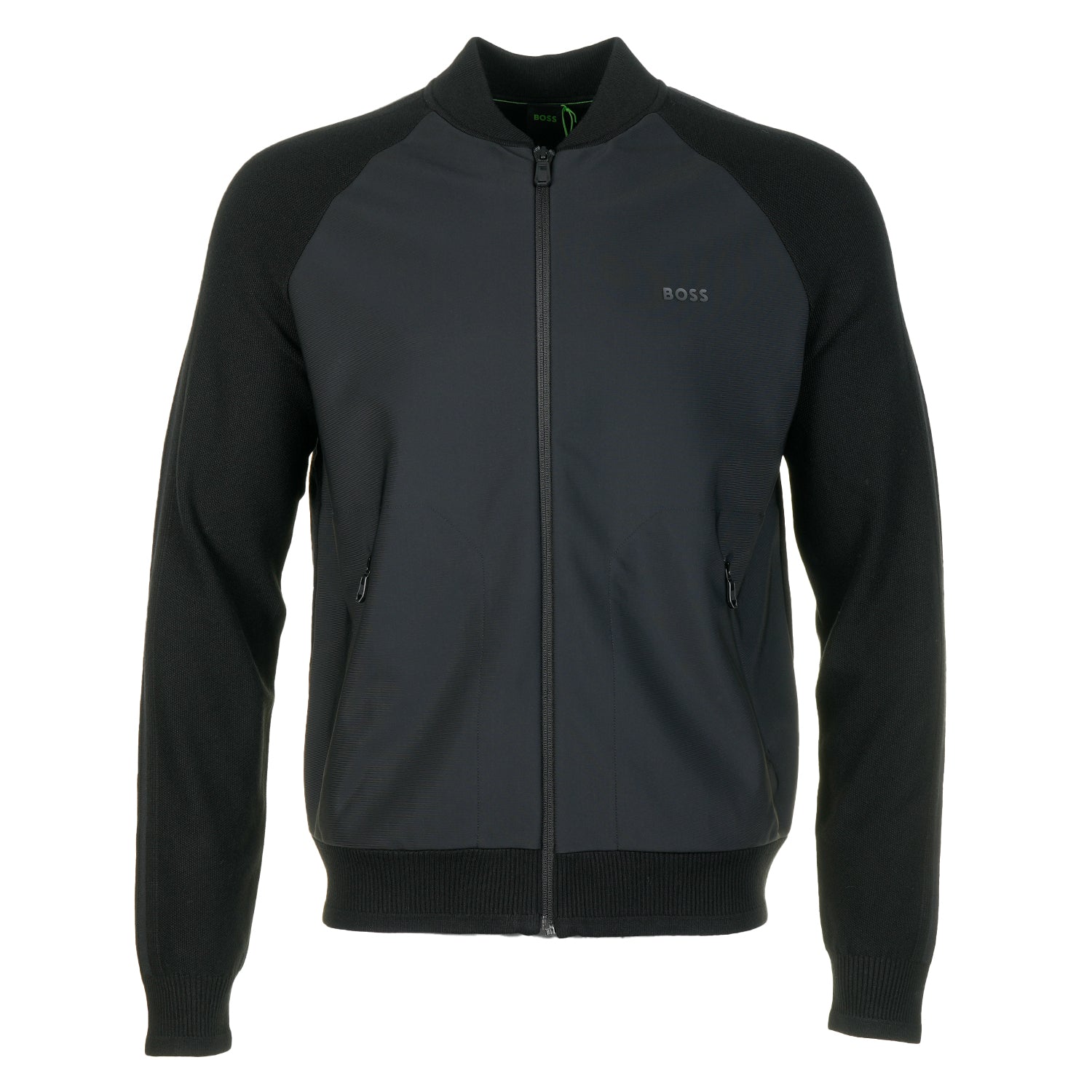 Civic Knitted Hybrid Cardigan Black