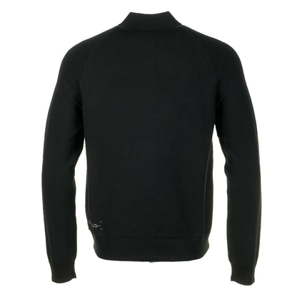 Civic Knitted Hybrid Cardigan Black