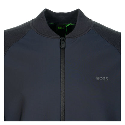 Civic Knitted Hybrid Cardigan Dark Blue