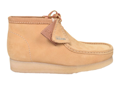 Clarks Originals Wallabee Boot Suede Golden Tan
