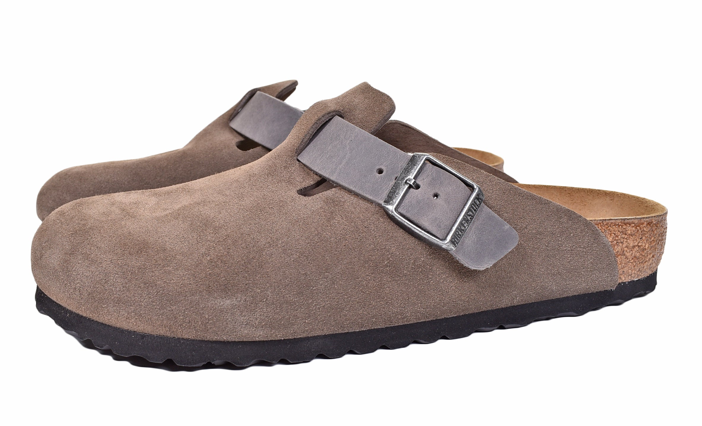 Boston Clogs BS Regular Fit Suede Concrete Grey
