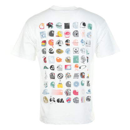 Short Sleeve C Logo Archive T Shirt White