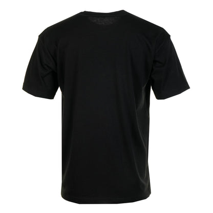 Short Sleeve Cloud Script T Shirt Black