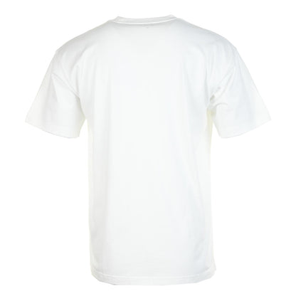 Short Sleeve Cloud Script T Shirt White