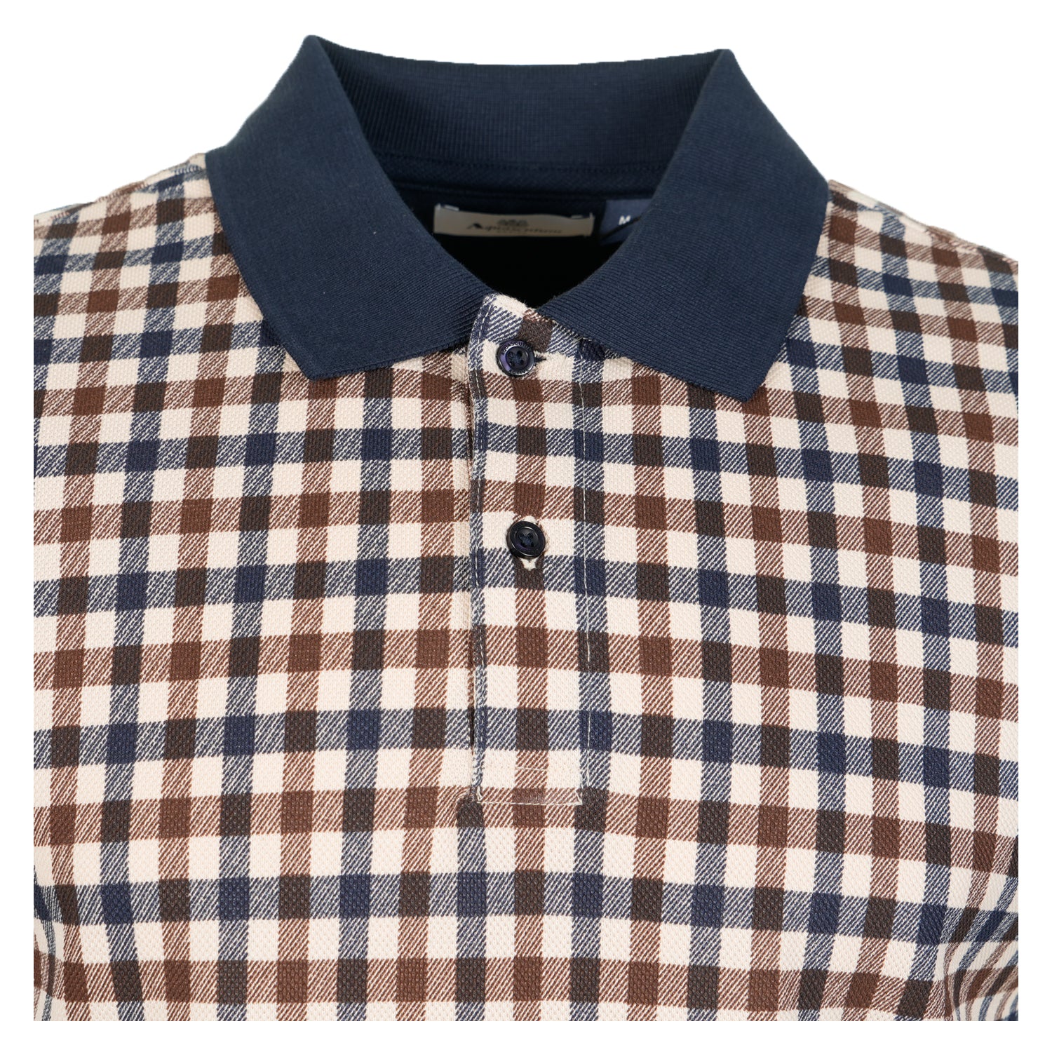Active Club Check Short Sleeve Polo Shirt